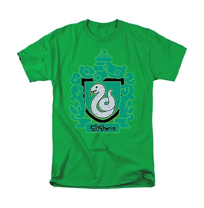 Harry Potter Men's Chibi Slytherin Crest T Shirt