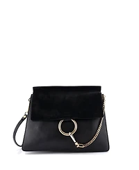 Pre-Owned Chloe Medium Faye Shoulder Bag Leather