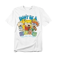 Rugrats Men's Don't Be A Baby Blocks T Shirt