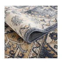 Busdays Tiled Border Area Rug 7'11"W x 10'L