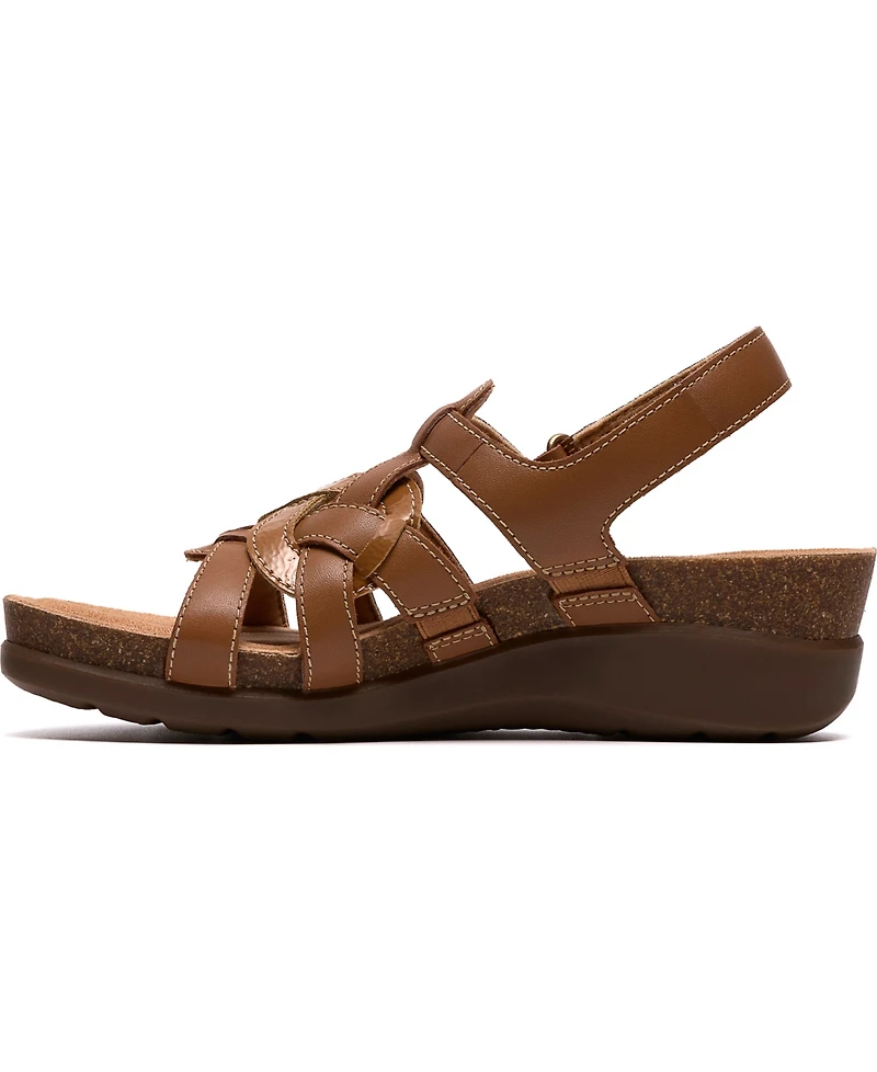 Clarks Women's Calenne Gracie Round Toe Sandals