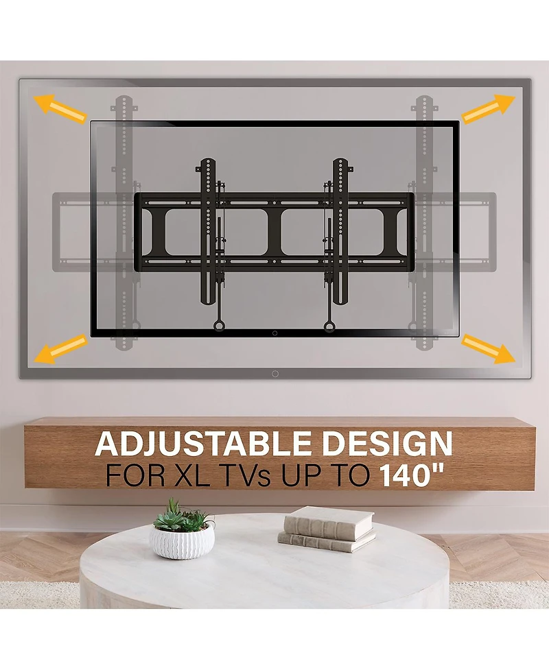 Sanus VXL7-B2 XL Premium Fixed Position Tv Wall Mount for 65" - 140" TVs
