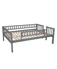 Streamdale Furniture Triple Full Bunk Bed with Ladder & Slide