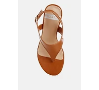 Wami Real Leather Wedge Heel Sandals