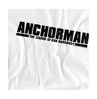 Anchorman Men's The Legend Of Ron Burgundy Logo T Shirt