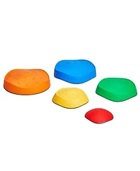 Sugift 5-pc Anti-Slip Balance Stepping Stones for Kids, 220 lb Capacity