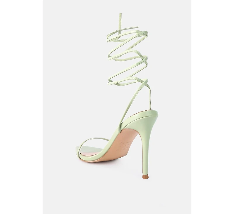 Womens Sphynx High Heel Lace Up Heels