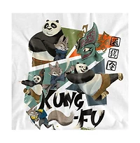 Kung Fu Panda Men's 4 Collage T Shirt