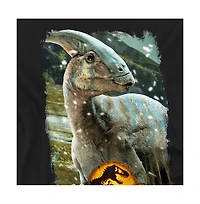 Jurassic Park Men's World Parasaurolophus Beauty Shot T Shirt