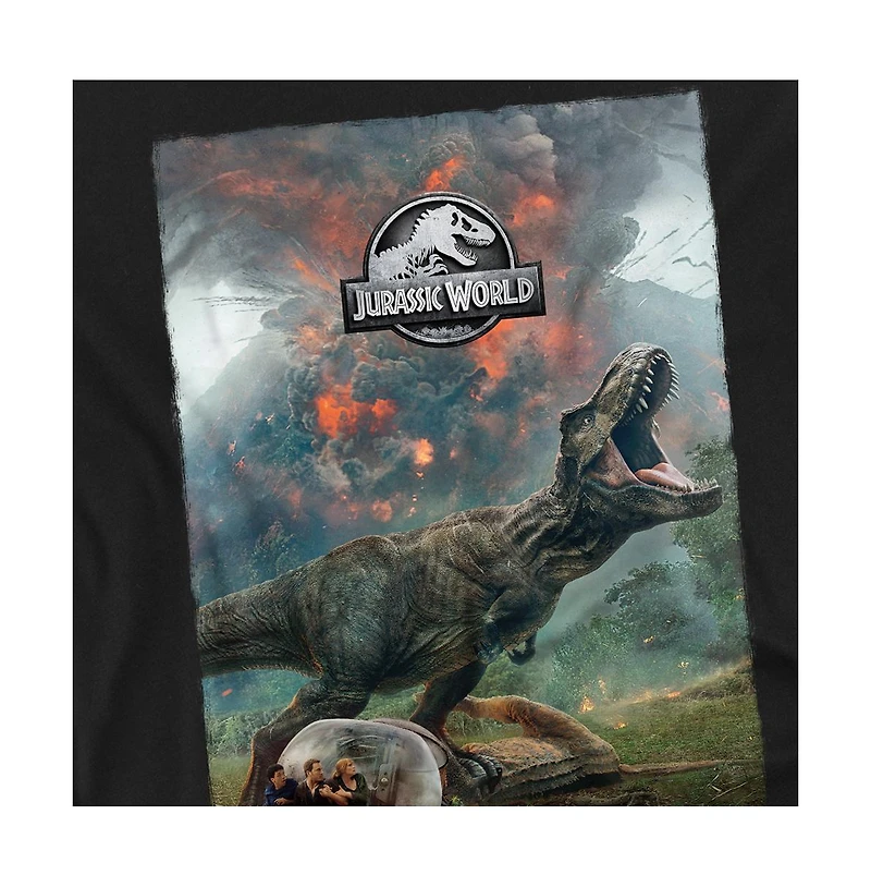 Jurassic Park Men's World Fallen Kingdom Poster T Shirt