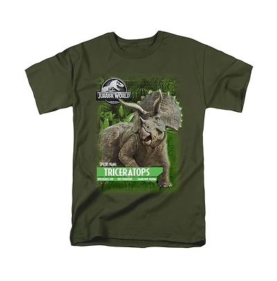 Jurassic Park Men's World Triceratops T Shirt