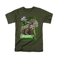 Jurassic Park Men's World Triceratops T Shirt