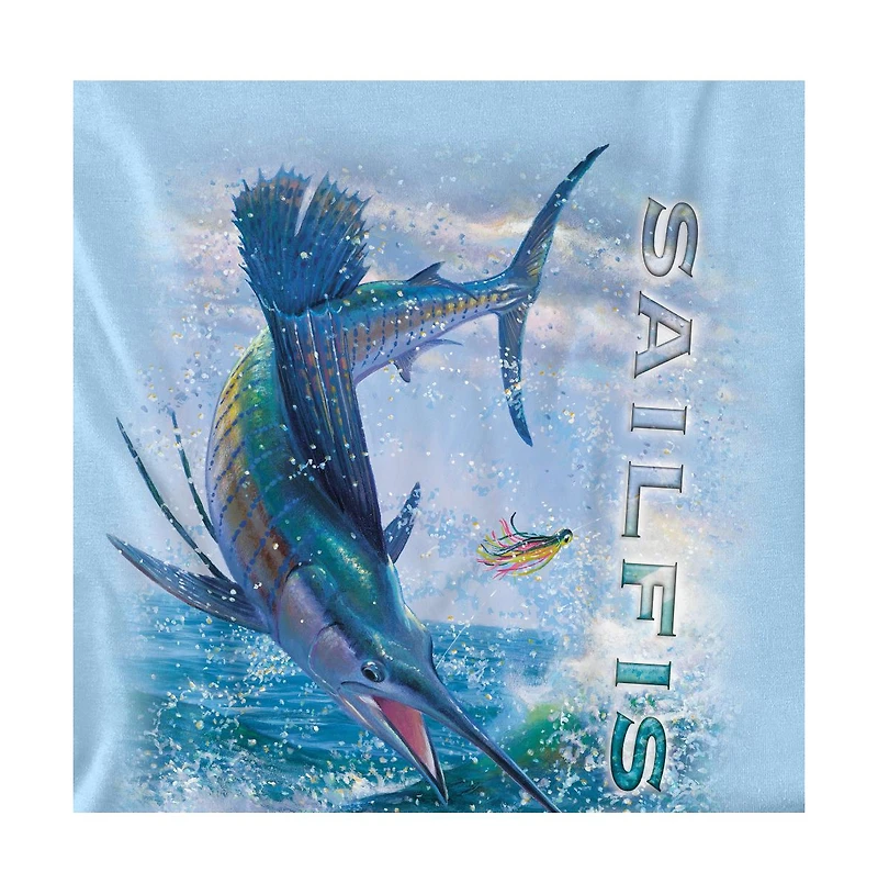 Wild Wings Men's Wildlife Leaping Sailfish T Shirt