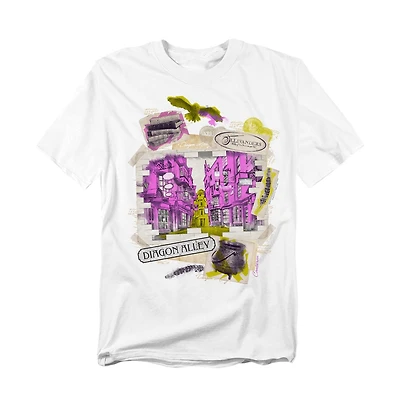 Harry Potter Men's Diagon Alley Location T Shirt