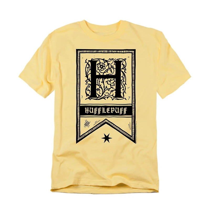 Harry Potter Men's Hufflepuff Banner T Shirt