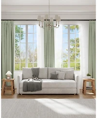 gaomon Farmhouse Side Table, Set of 2 Small Wooden End Table with 2-Layer Storage Shelves, Sofa Table for Small Space, Easy Assembly