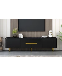 Streamdale Furniture 78.7" Minimalist Tv Stand - Entertainment Center