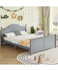 Streamdale Furniture Kids Full Size Wood Platform Bed