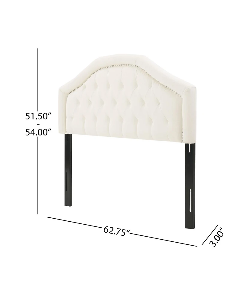 Streamdale Furniture Upholstered Headboard W/ Diamond Tufting