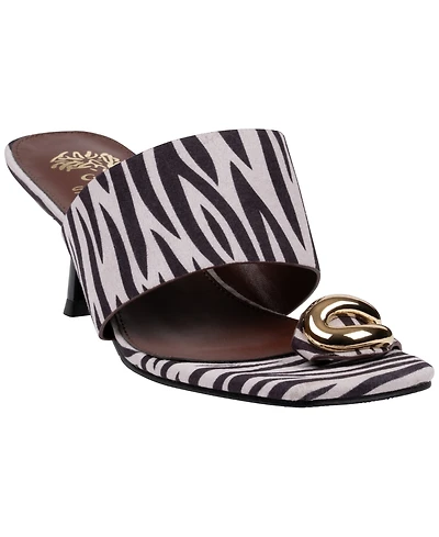 Gc Shoes Women's Carmela Toe Ring Slip-On Dress Sandals