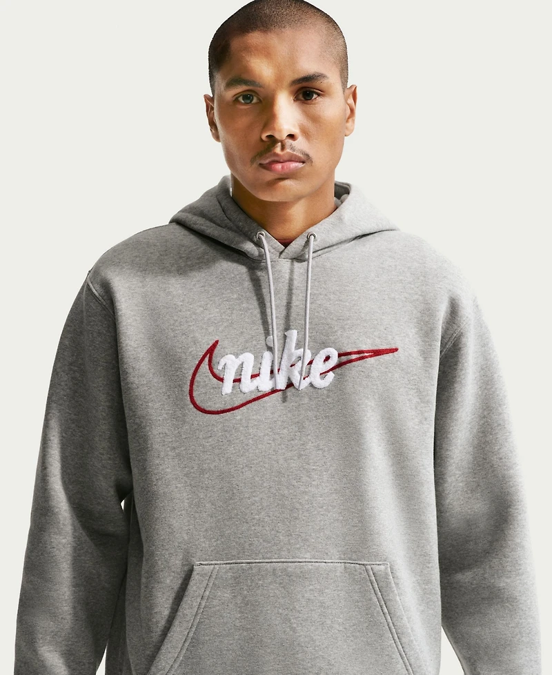 Nike Men's Embroidered Logo Relaxed-Fit Hoodie