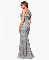 Xscape Petite Sleeveless Ball Gown