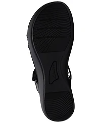 Clarks Women's Cloudsteppers Round toe Wedge Sandals