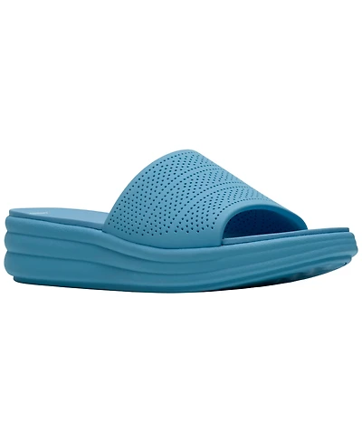 Clarks Cloudsteppers Women's Drift Twist Slip-On Flat Sandals