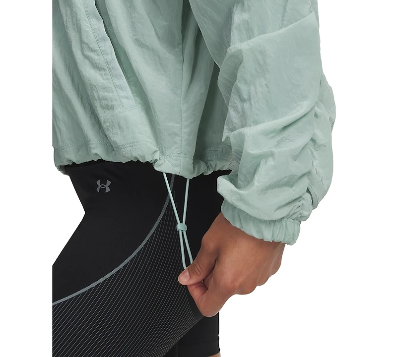 Under Armour Women's Rival Woven Bungee Full-Zip Jacket