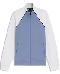 Boss by Hugo Boss Men's Cotton-Blend Contrast Piping Sweatshirt