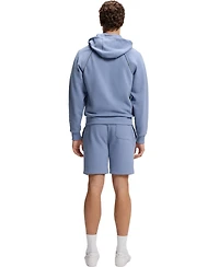 Boss by Hugo Men's Cotton-Blend Zip-Up Piping Detail Hoodie