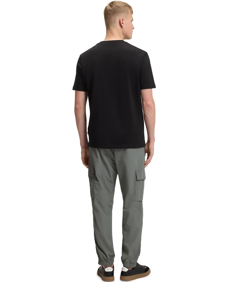 Boss by Hugo Men's Logo Print Cotton-Jersey T-Shirt