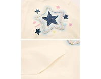 Aelfric Eden Women's Denim Star Applique Hoodie