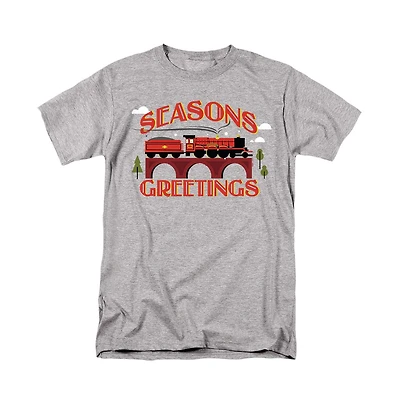 Harry Potter Men's Seasons Greetings Christmas Hogwarts Express T Shirt