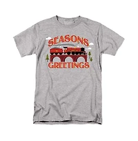 Harry Potter Men's Seasons Greetings Christmas Hogwarts Express T Shirt