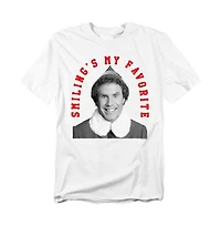 Elf Men's Smiling's My Favorite T Shirt