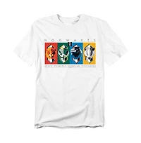 Harry Potter Men's Hogwarts Mascots T Shirt
