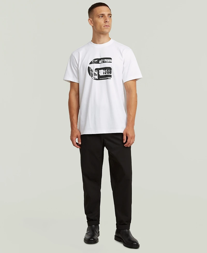 G-Star Raw Men's G Icon Graphic Crewneck T-Shirt