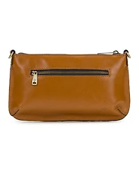 Patricia Nash Vintage Veg Tan Rose Tooled Small Laurina Crossbody Bag