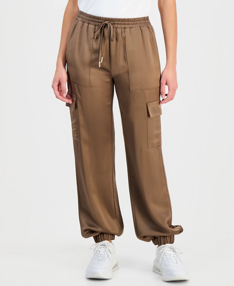 Guess Women's New Marzia Gathered Jogger Pants