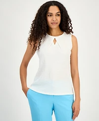 Kasper Women's Textured Sleeveless Top, Regular & Petite