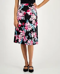 Kasper Women's Printed A-Line Skirt