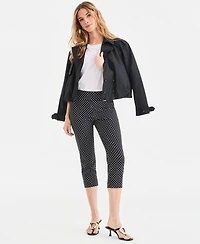 I.n.c. International Concepts Women's Printed Pull-On Capri Pants, Macy's Exclusive