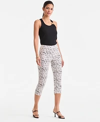 I.n.c. International Concepts Women's Printed Pull-On Capri Pants, Macy's Exclusive