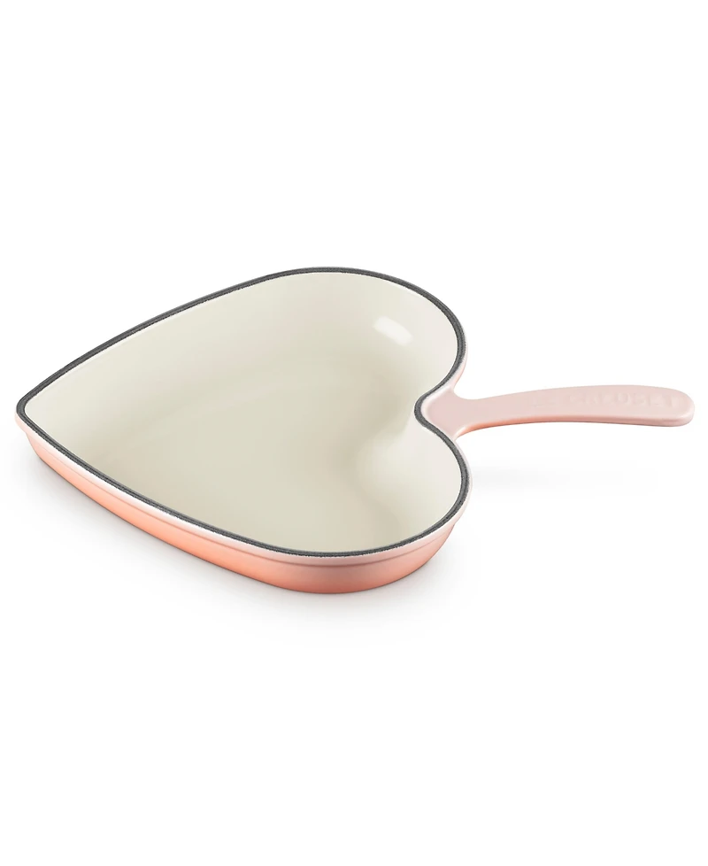 Le Creuset Enameled Cast Iron 2-Quart Traditional Heart Skillet