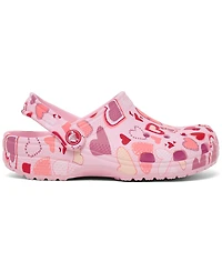 Crocs Little Girls Hearts Classic Clogs from Finish Line