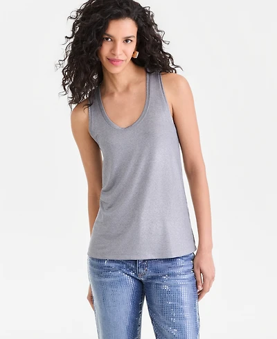 I.n.c. International Concepts Women's Shine Tank Top, Exclusively at Macy's
