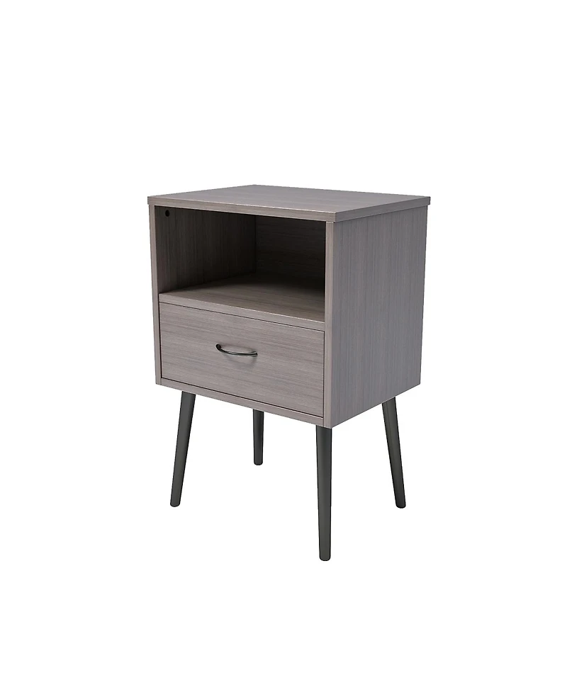 Streamdale Furniture Modern Nightstand Set with Storage Drawers & Shelves