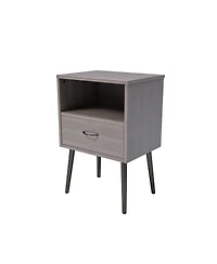 Streamdale Furniture Modern Nightstand Set with Storage Drawers & Shelves