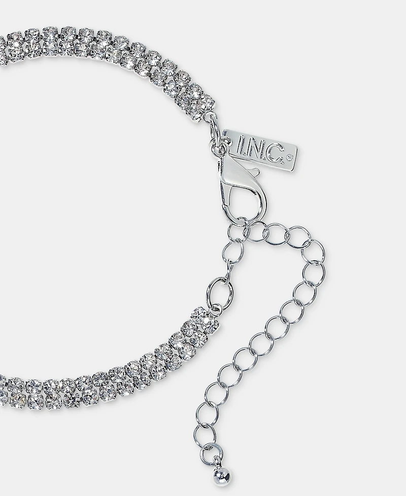 I.n.c. International Concepts Crystal Lariat Necklace, 16-1/2" + 3" extender, Macy's Exclusive